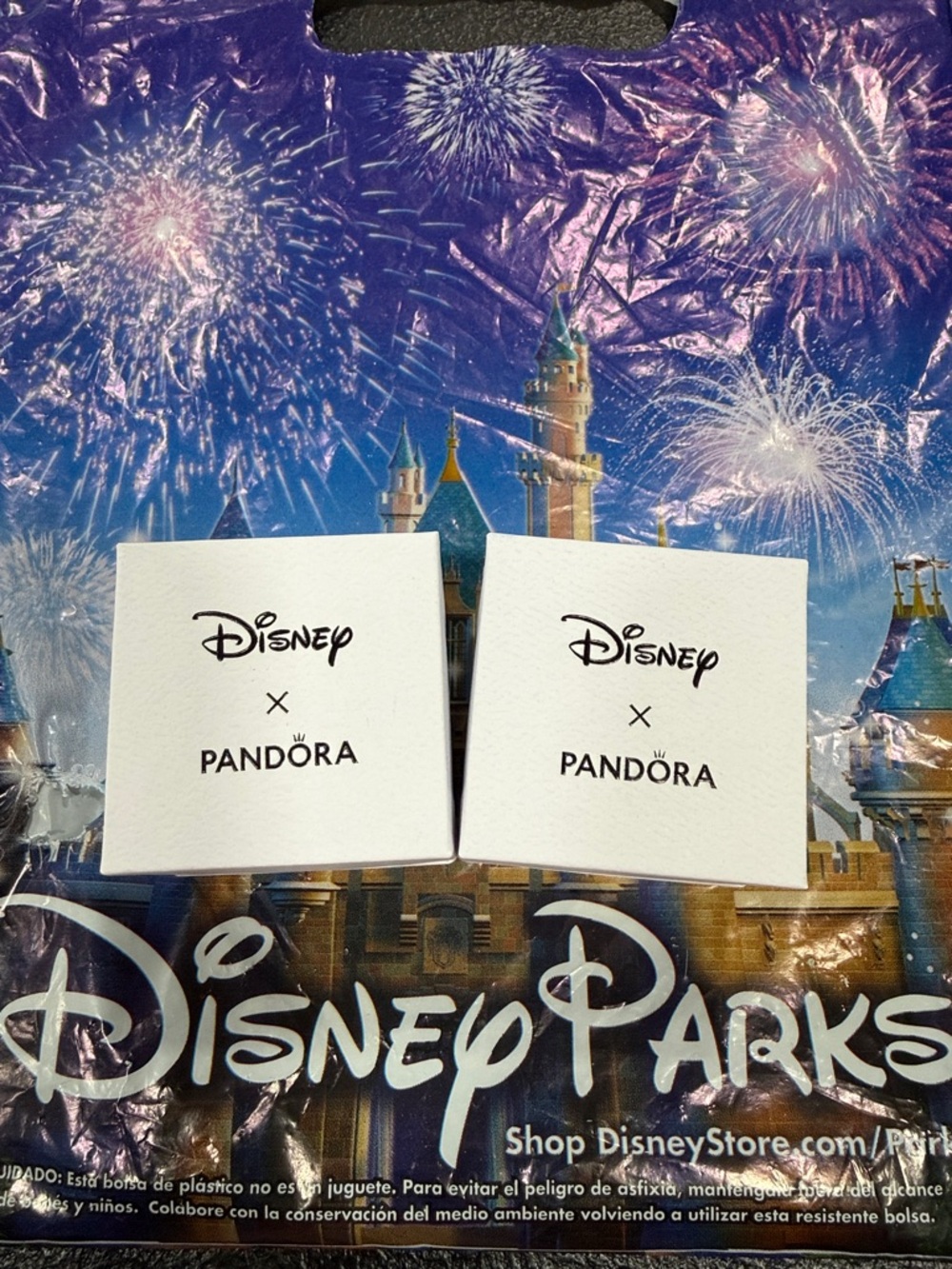 2 Disney Pandora Charm boxes